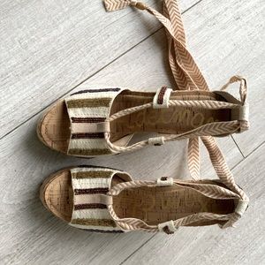 Sam Edelman espadrille wedge.